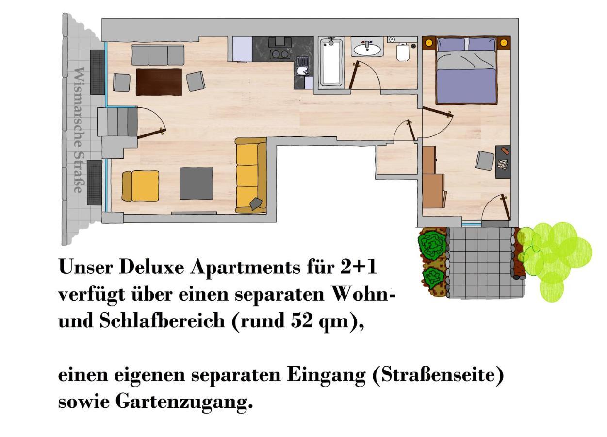 Apartments Zur Alten Konditorei Schwerin  Exteriér fotografie